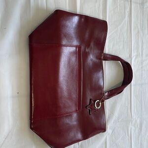Estée Lauder womens cranberry pocketbook
